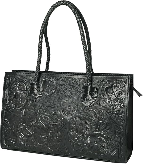 O’Hlay Hand Tooled Leather Tote