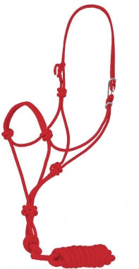 Rugged Ride Rope Halter with Easy-On Buckle with Removable Lead