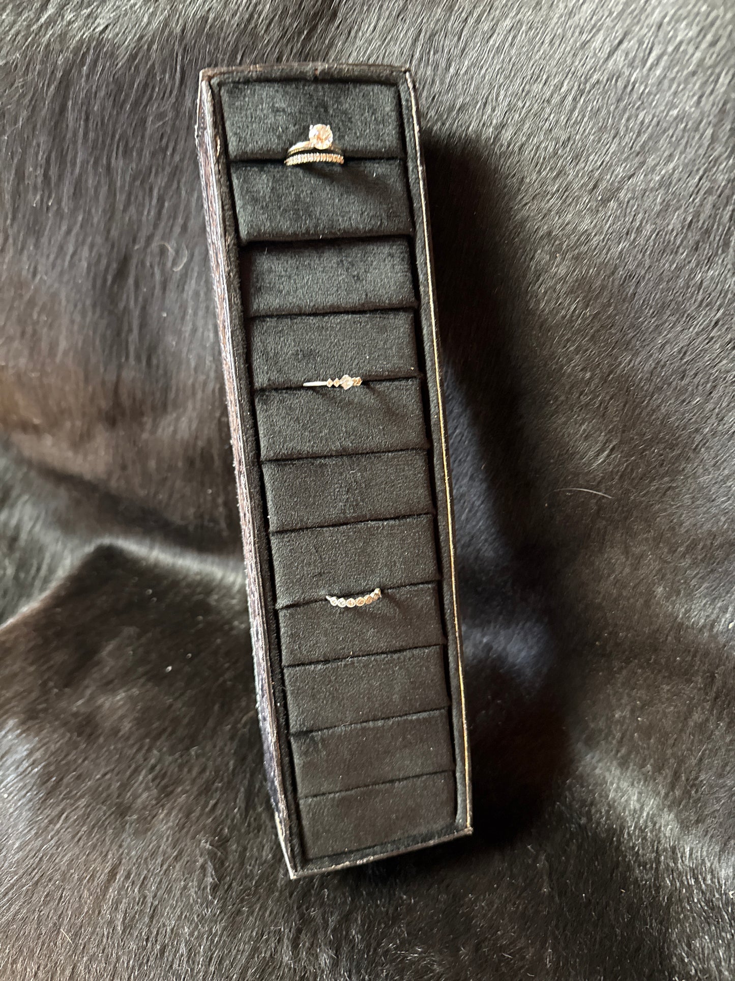 Tooled Leather Ring Holder