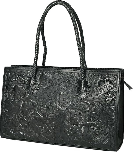 O’Hlay Hand Tooled Leather Tote